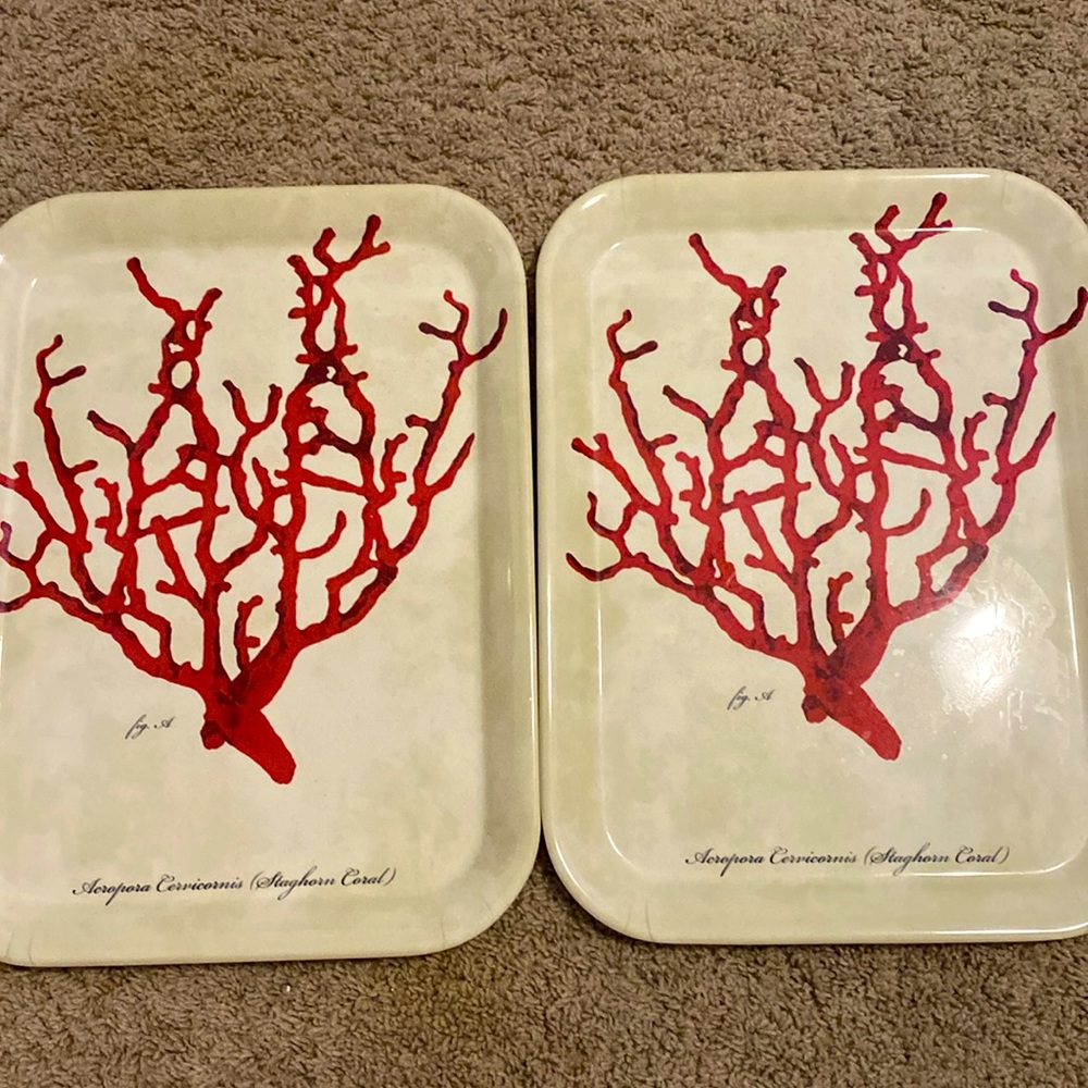 Target Home Coral Reef serving trays